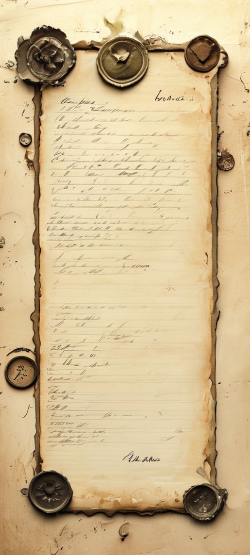 Handwritten Letter Wax Seal Vintage Aesthetic Wallpaper