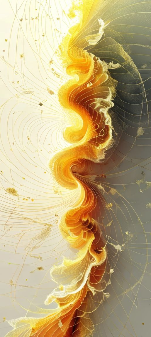 Fibonacci Spiral Golden Ratio Nature Minimalist Wallpaper