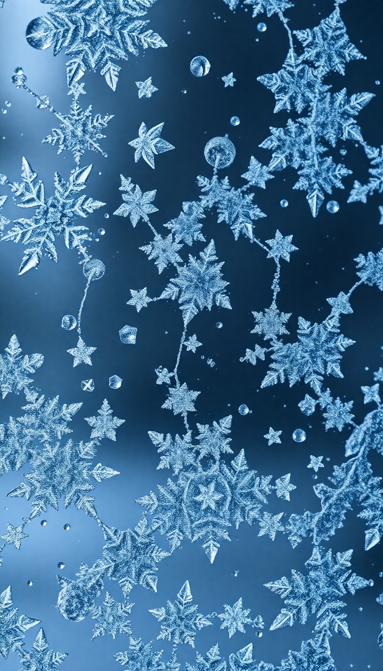 Frost Patterns On Window Macro Aesthetic Wallpaper