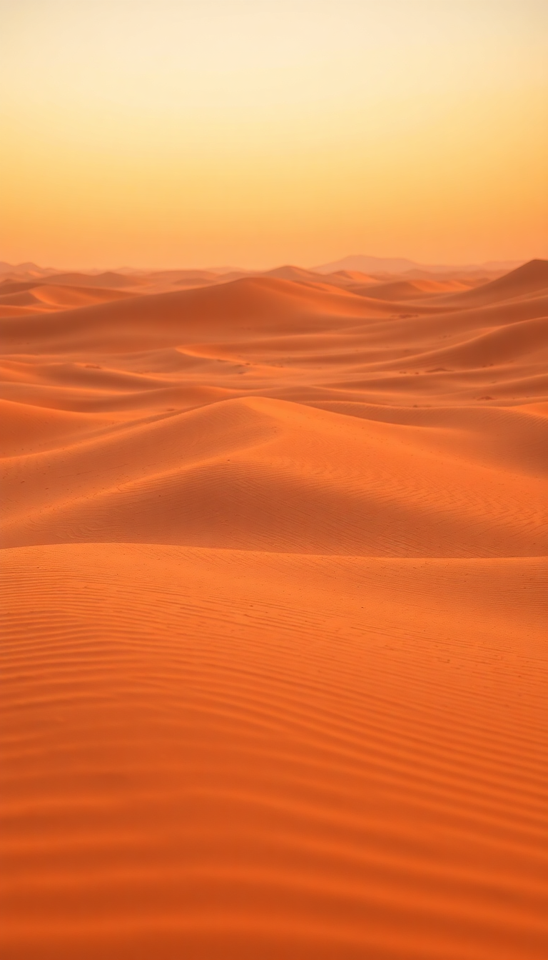 Heat Shimmer Desert Mirage Hot Photorealistic Wallpaper
