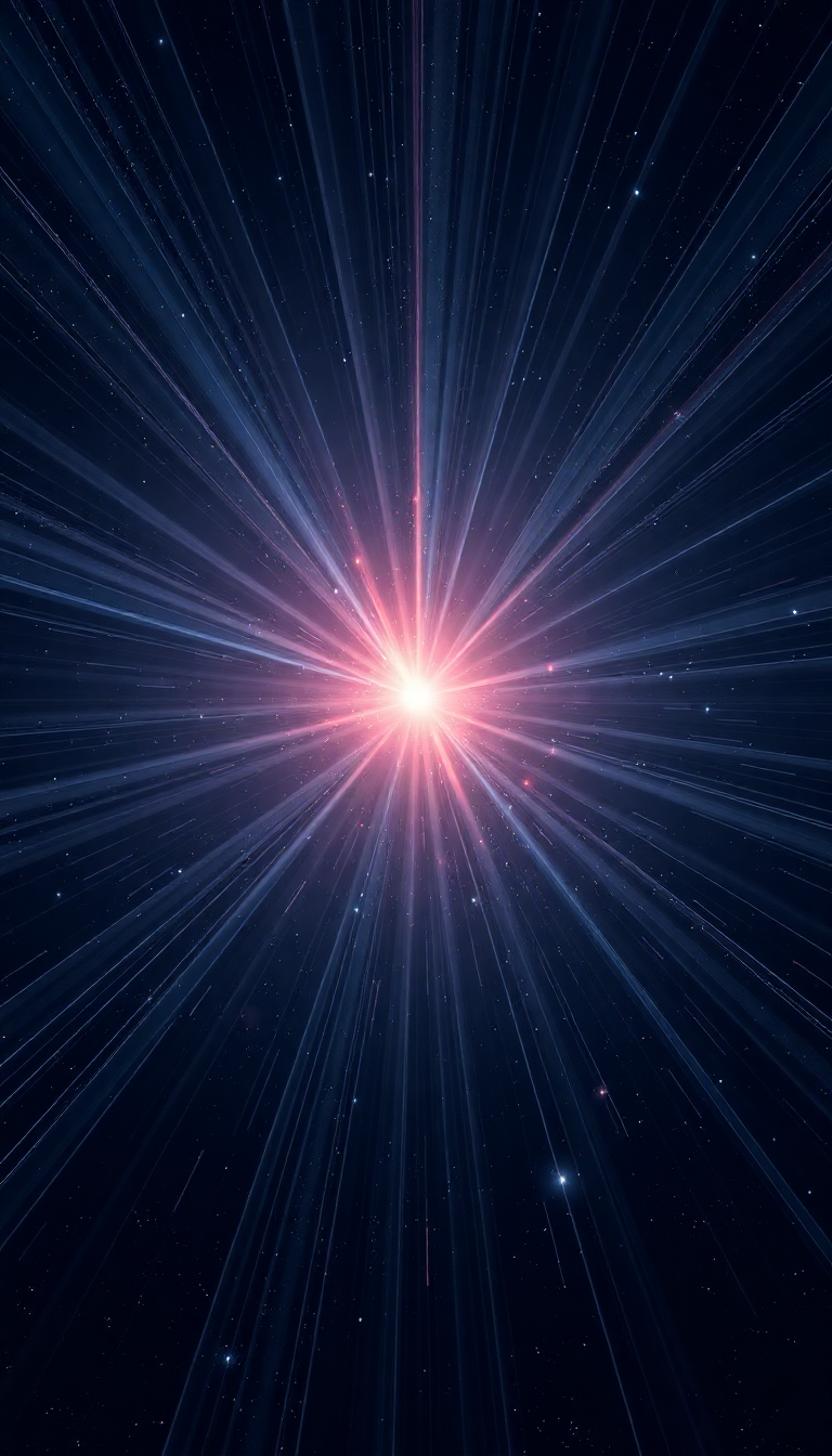 Pulsar Star Emitting Beams Of Digital art Wallpaper