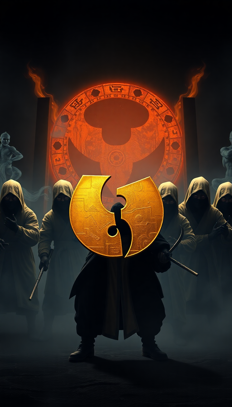 A Wu Tang Clan Photorealistic Wallpaper