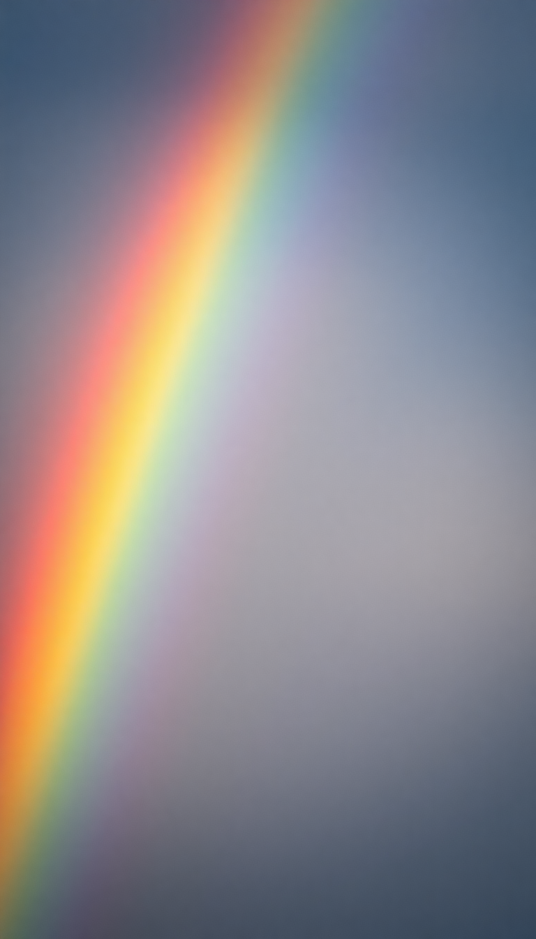 Rainbow After Storm Double Rainbow Photorealistic Wallpaper