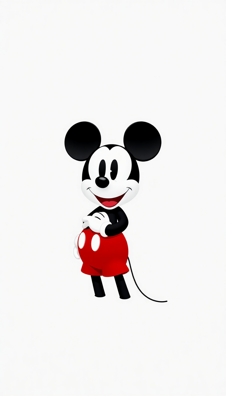 Mickey Mouse Minimalist Wallpaper