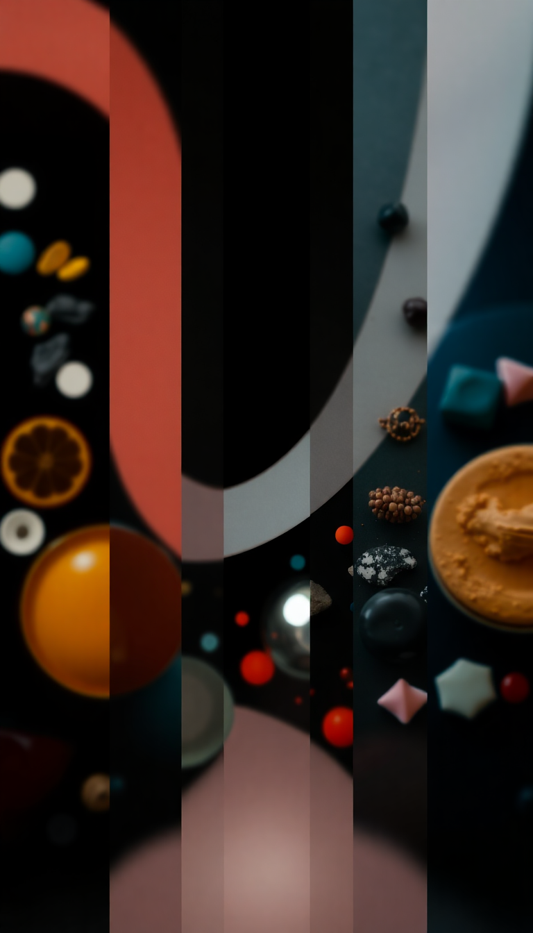 A Collage Of Different Random Abstract Wallpaper