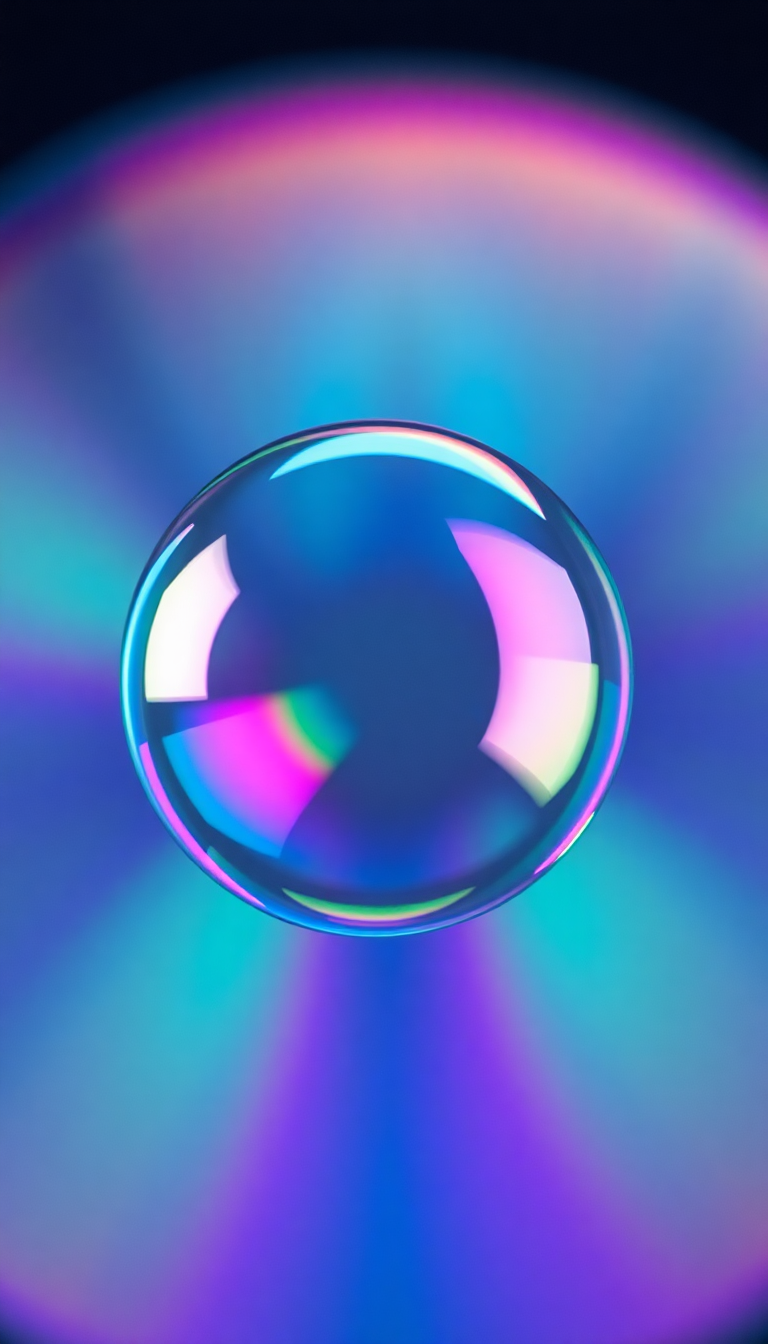 Soap Bubble Macro Rainbow Iridescent Aesthetic Wallpaper