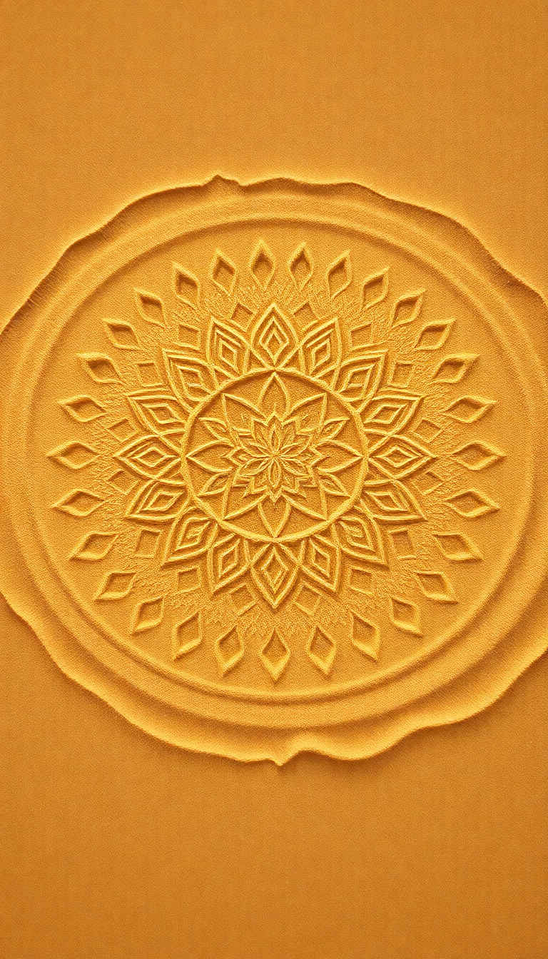 Sand Mandala Intricate Patterns Top Minimalist Wallpaper