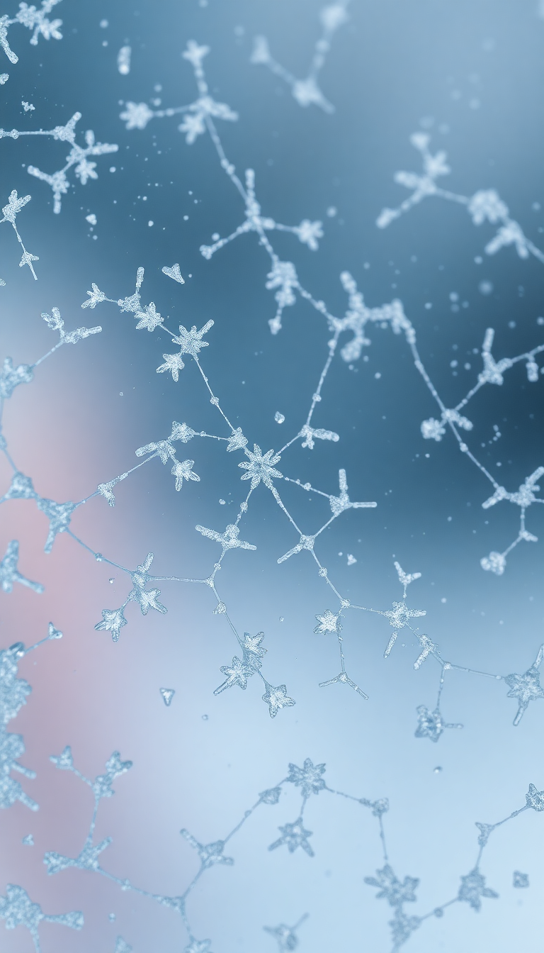Frost Patterns On Window Macro Aesthetic Wallpaper