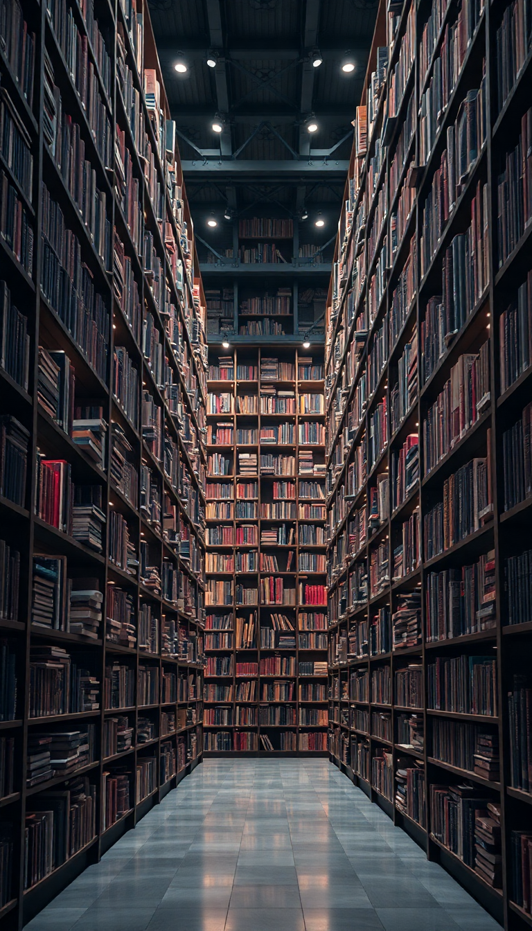 Infinite Library Impossible Architecture Books Digital art Wallpaper