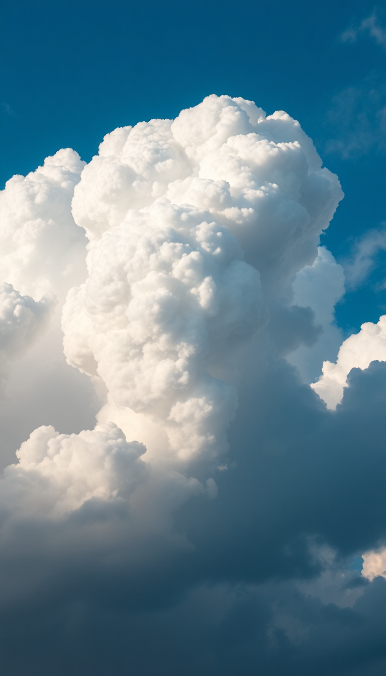 Mammatus Clouds Dramatic Bubble Sky Photorealistic Wallpaper