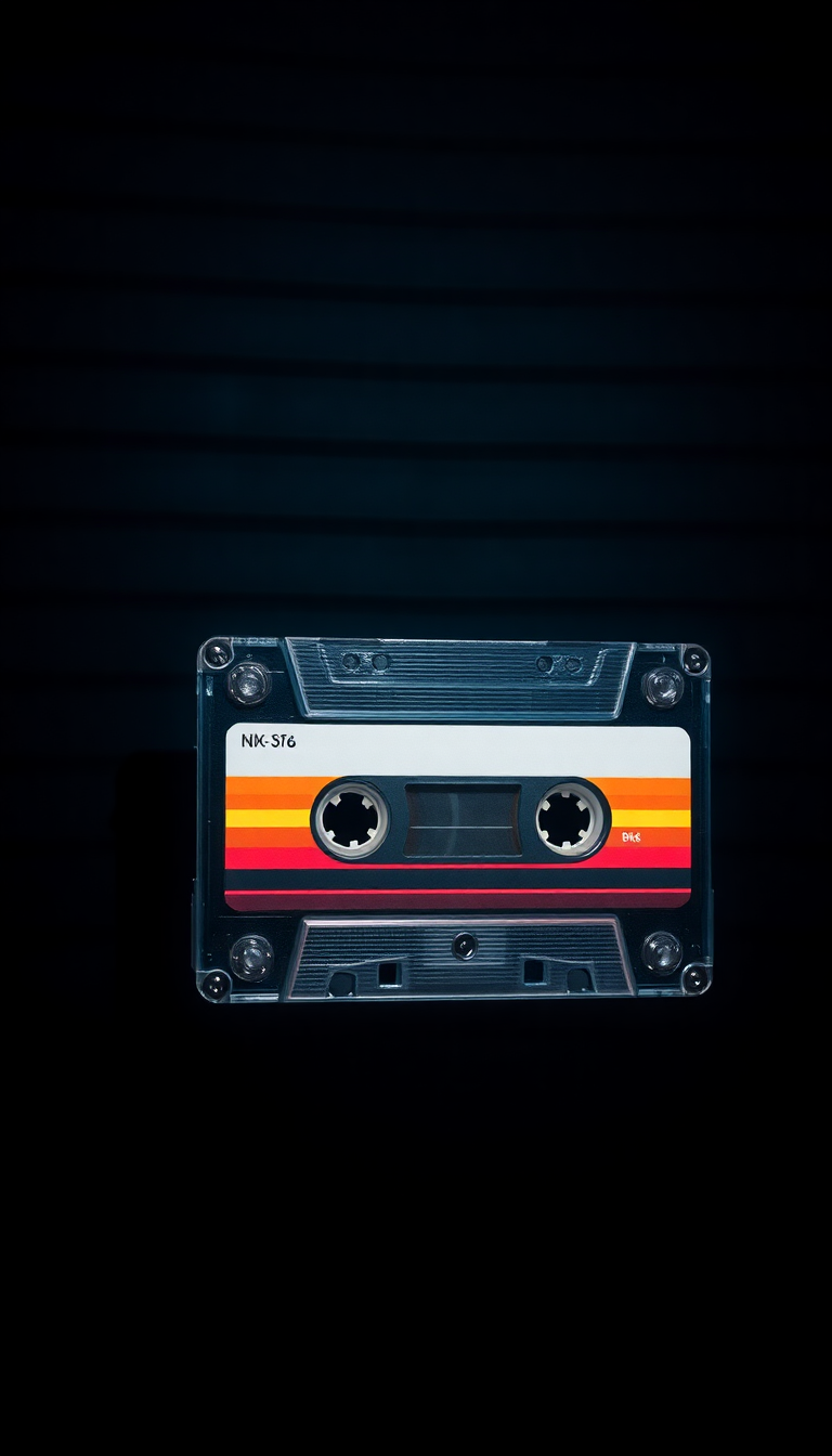 Cassette Tape Mixtape Retro Music Photorealistic Wallpaper