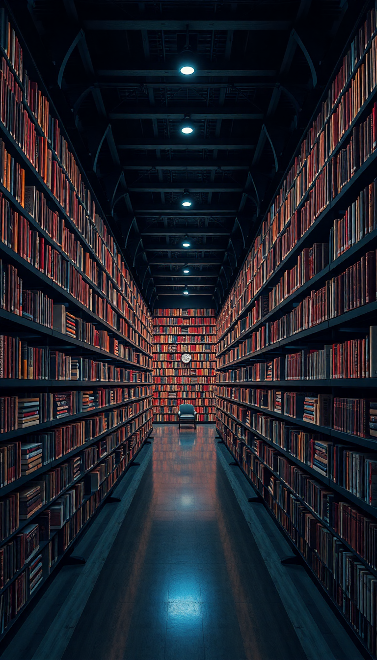 Infinite Library Impossible Architecture Books Digital art Wallpaper