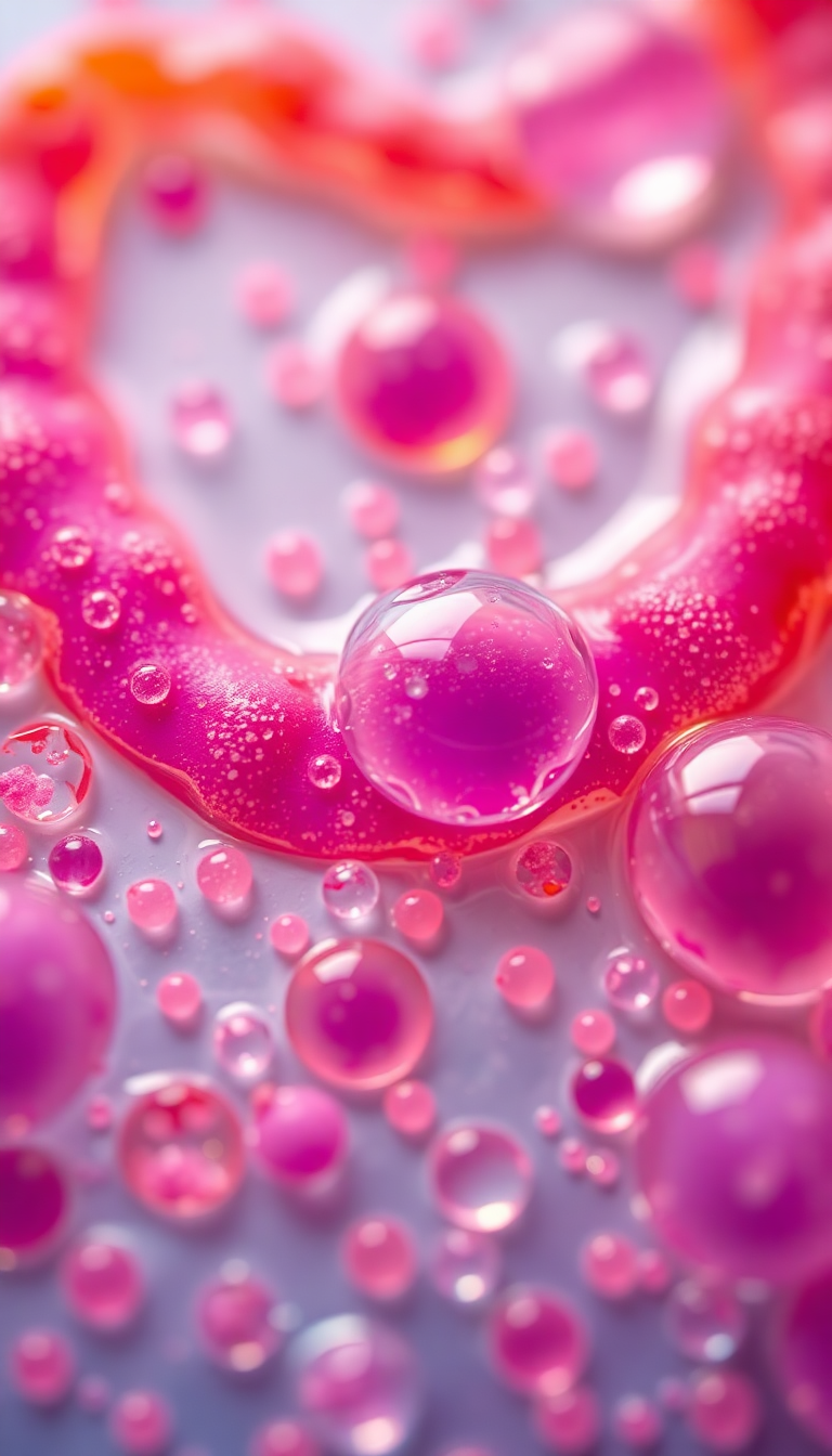 Oil And Water Macro Abstract Aesthetic Wallpaper