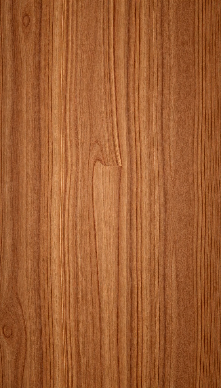 Wood Grain Polished Texture Warm Photorealistic Wallpaper