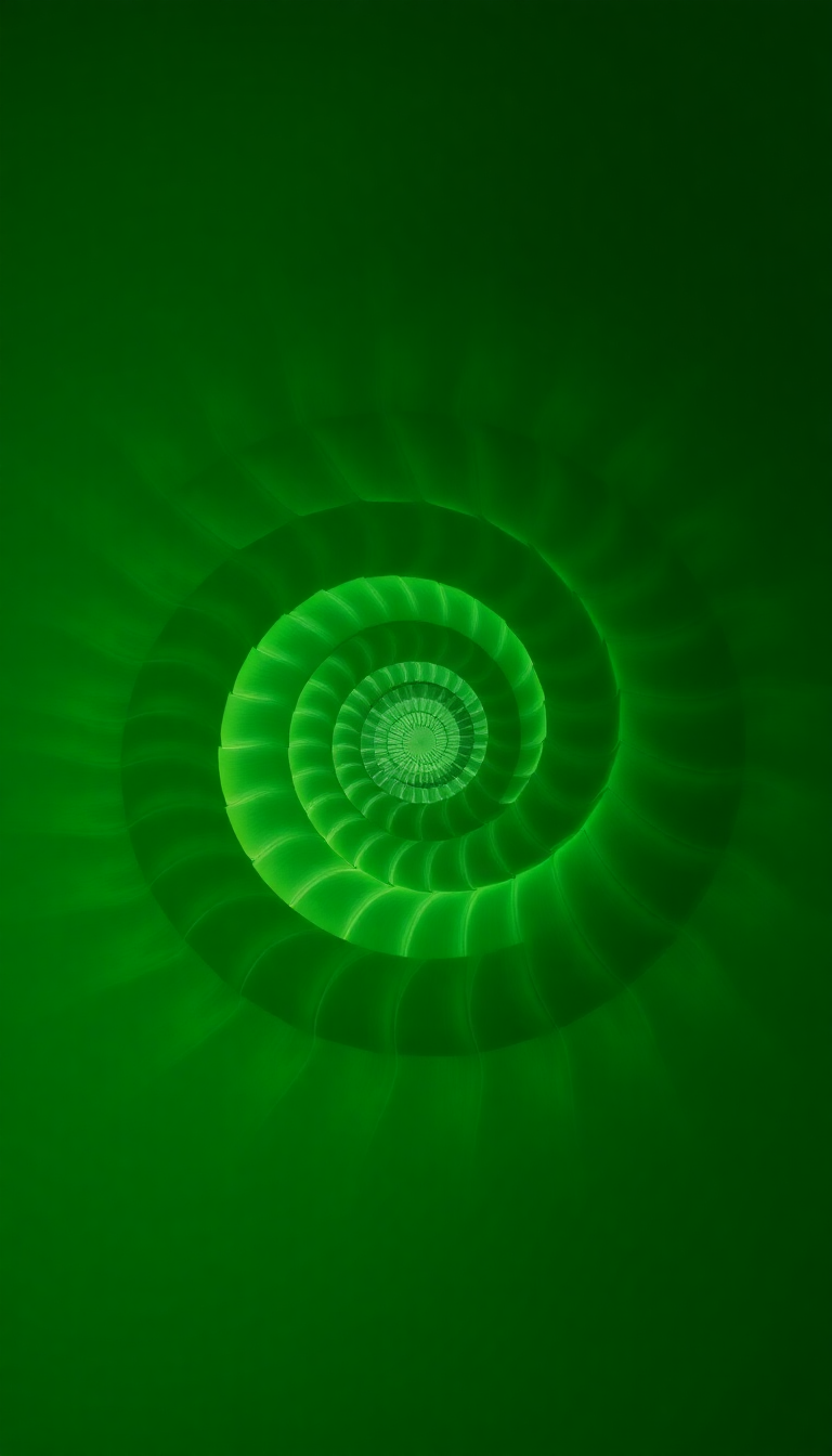 Fibonacci Spiral Golden Ratio Nature Minimalist Wallpaper