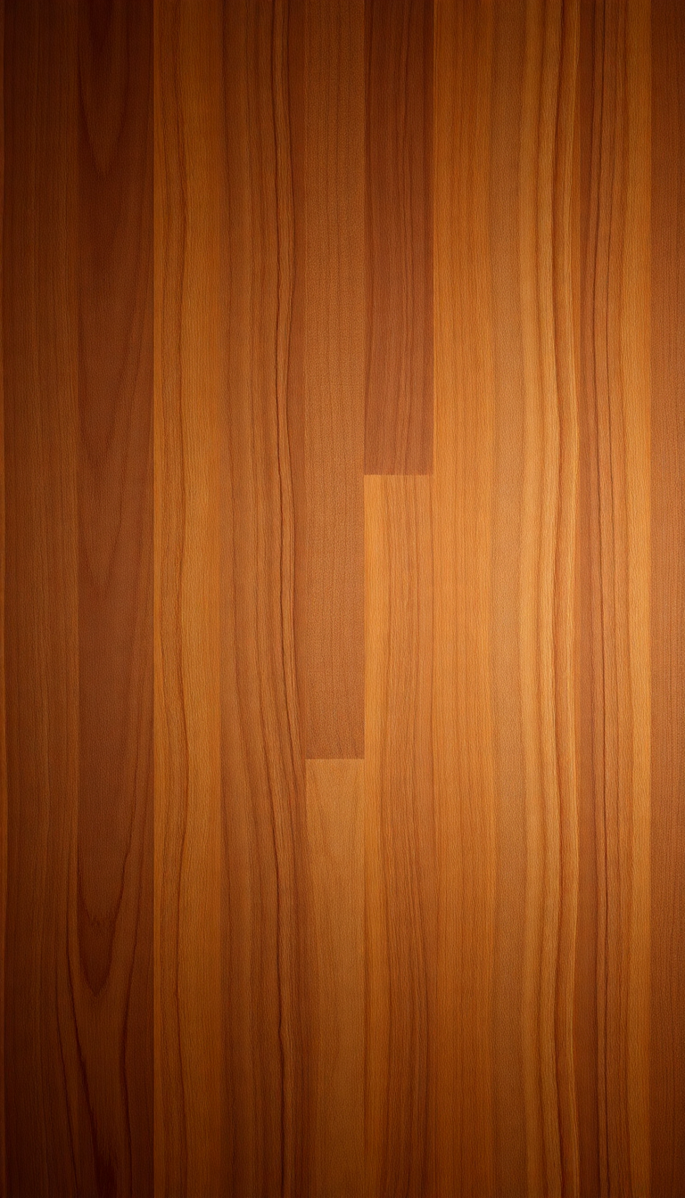 Wood Grain Polished Texture Warm Photorealistic Wallpaper