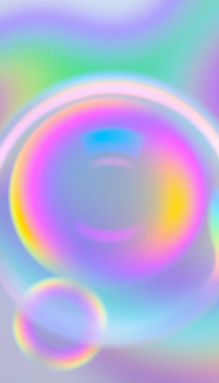 Soap Bubble Macro Rainbow Iridescent Aesthetic Wallpaper