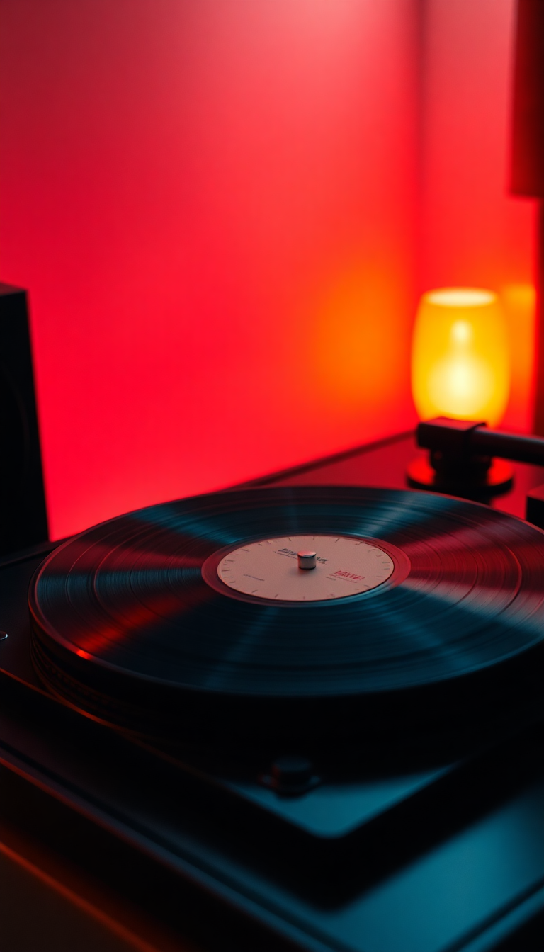 Vinyl Record Player Infinite HD Wallpaper