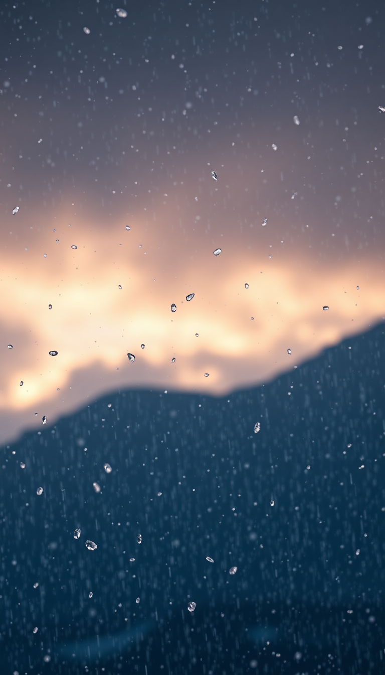 Zen Warm Hailstorm Dramatic Ice Wallpaper