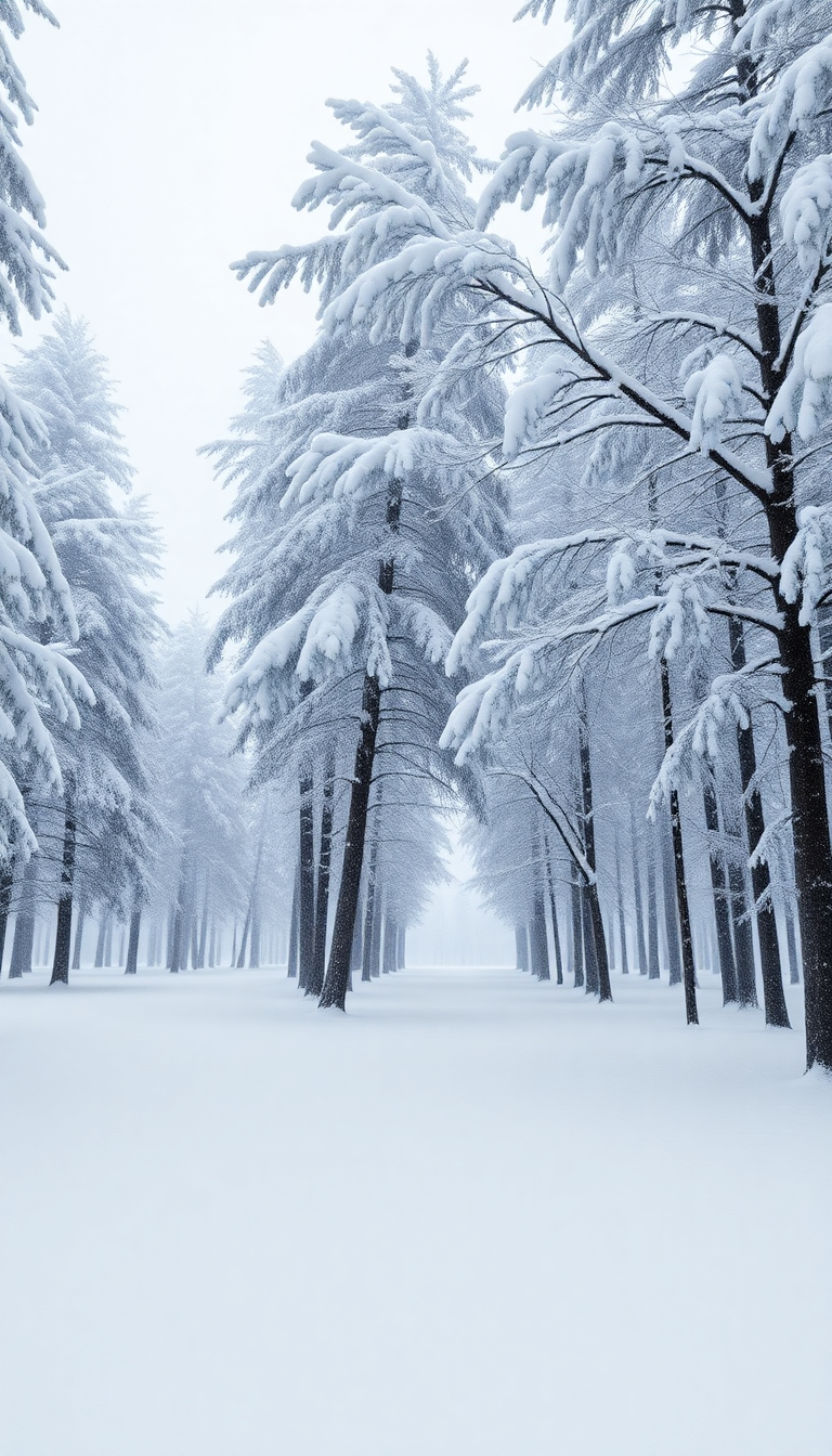 Sacred Majestic Blizzard Snow Wind Wallpaper