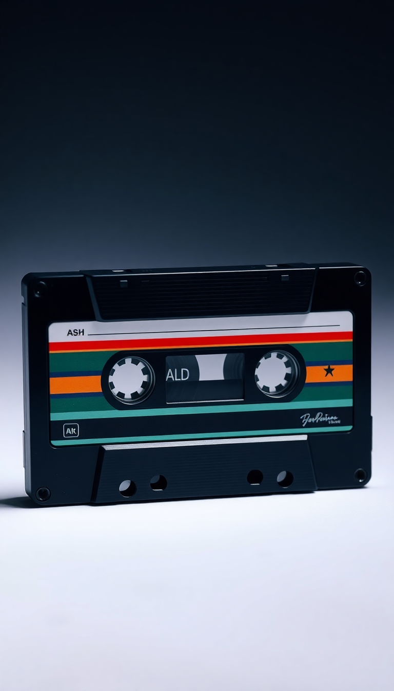 Cassette Tape Mixtape Sleek HD Wallpaper