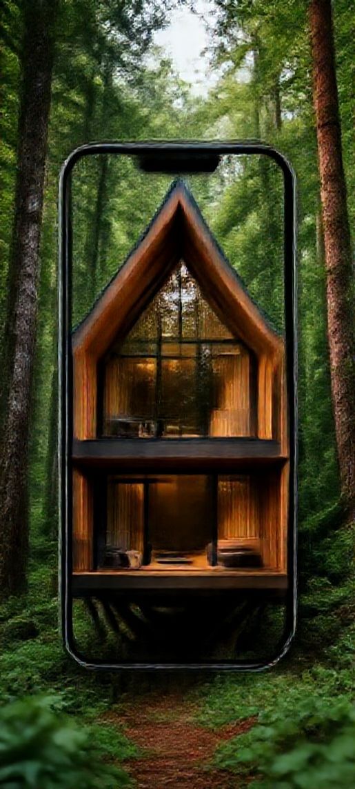 Treehouse Luxury Modern Arctic Special Wallpaper