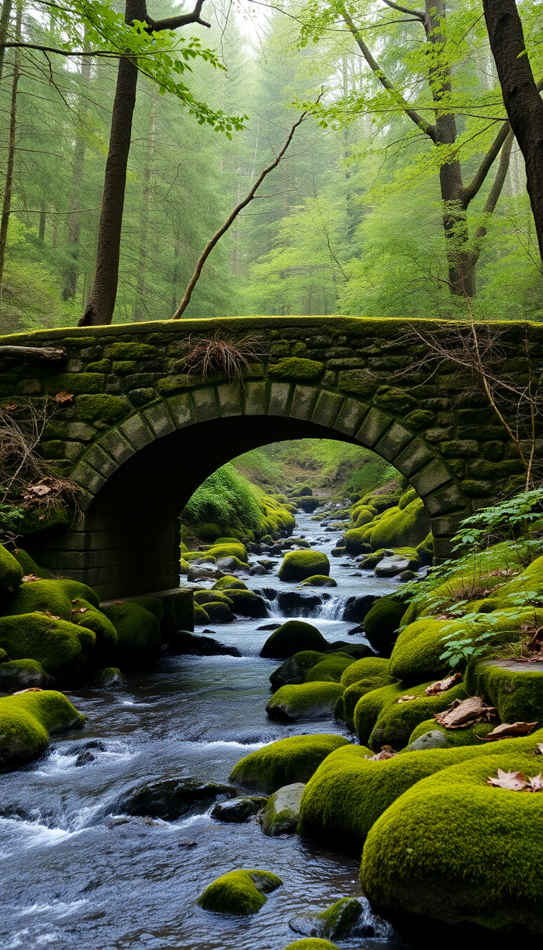 Majestic Western Moss Covered Ancient Wallpaper
