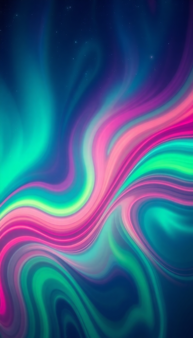 Northern Lights Abstracted Alluring HD Wallpaper