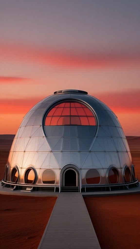 Digital art Elegant Colony Dome At Wallpaper