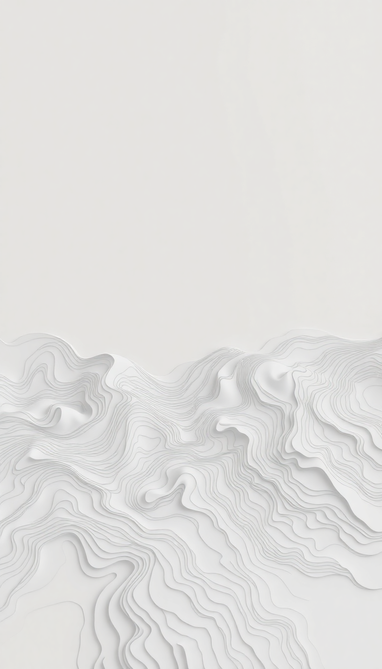 Dramatic Flowing Terrain Map Style Wallpaper