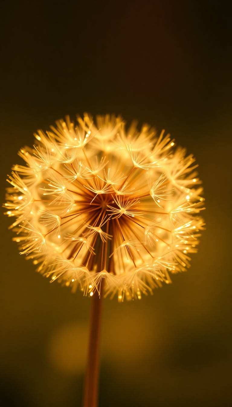 Dandelion Seeds Floating Delicate HD Wallpaper