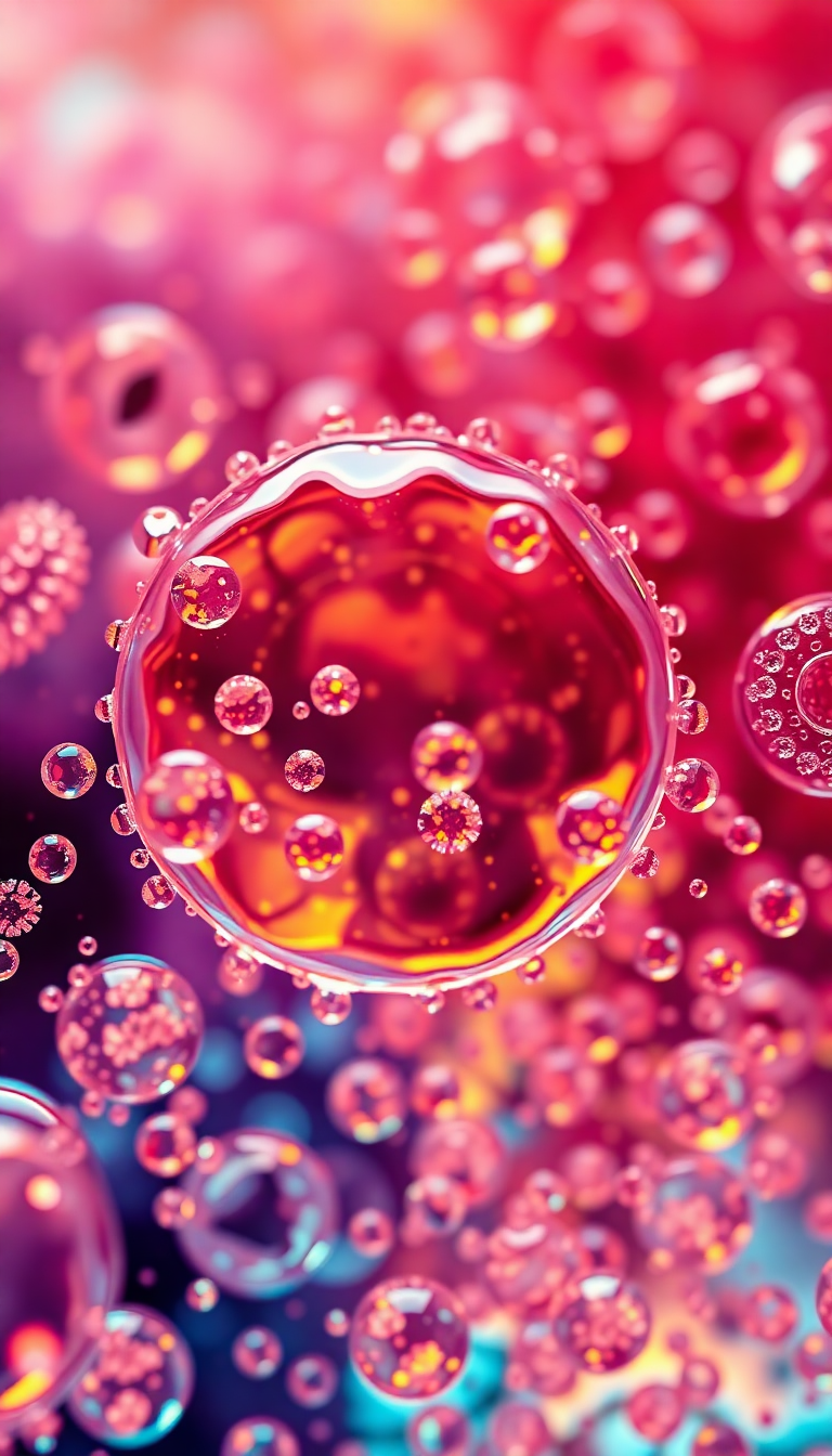 Moody Holographic Oil And Water Wallpaper