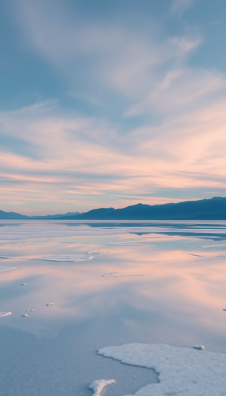 Photorealistic Beautiful Flats Mirror Reflection Wallpaper