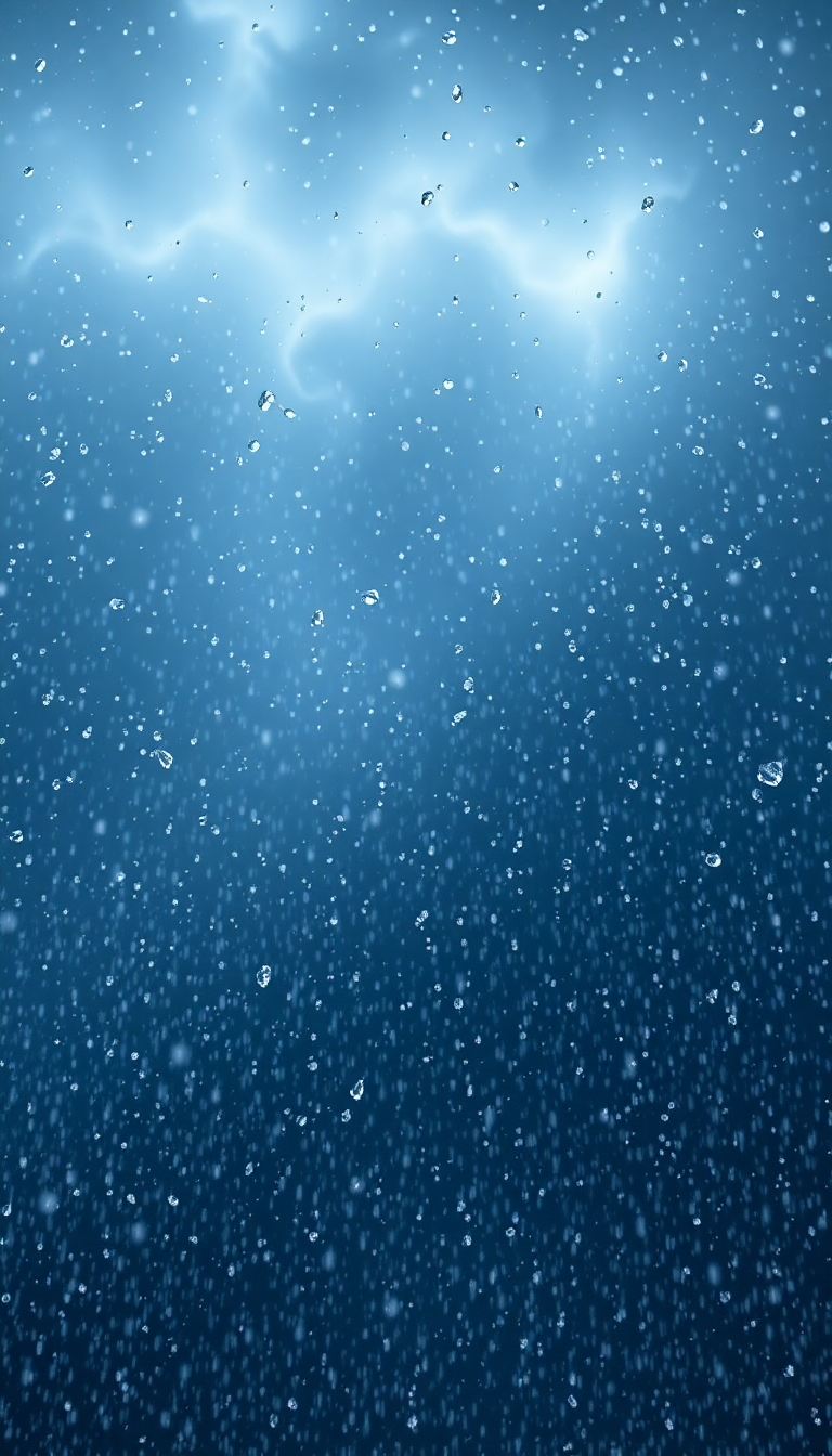 Hailstorm Dramatic Ice Falling Dark Sky Photorealistic Super Wallpaper
