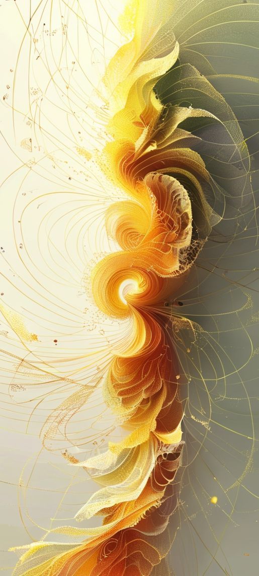 Golden Ratio Nature Pattern Abstract Classic Wallpaper