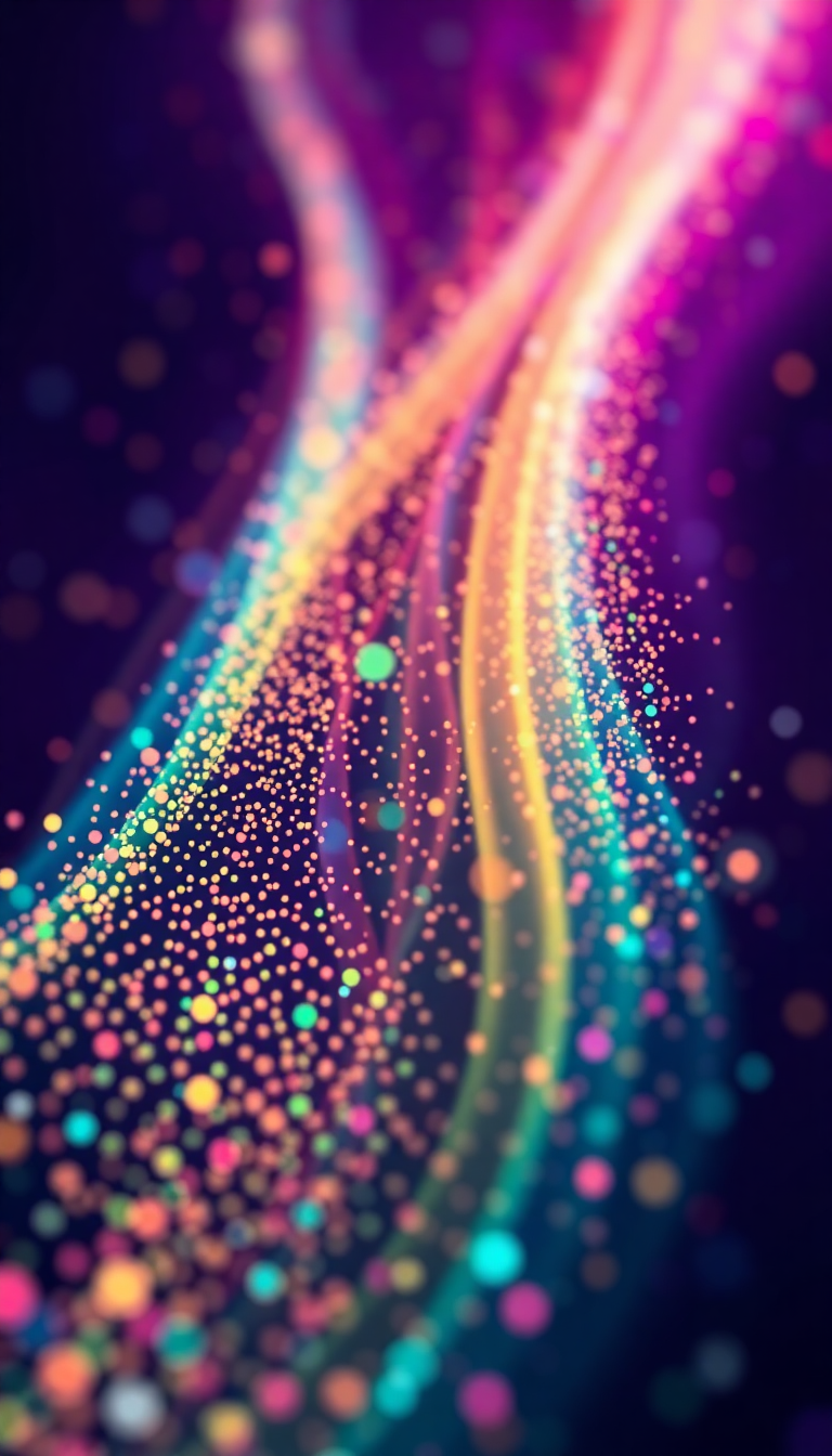 Golden Noble Generative Art Flowing Wallpaper
