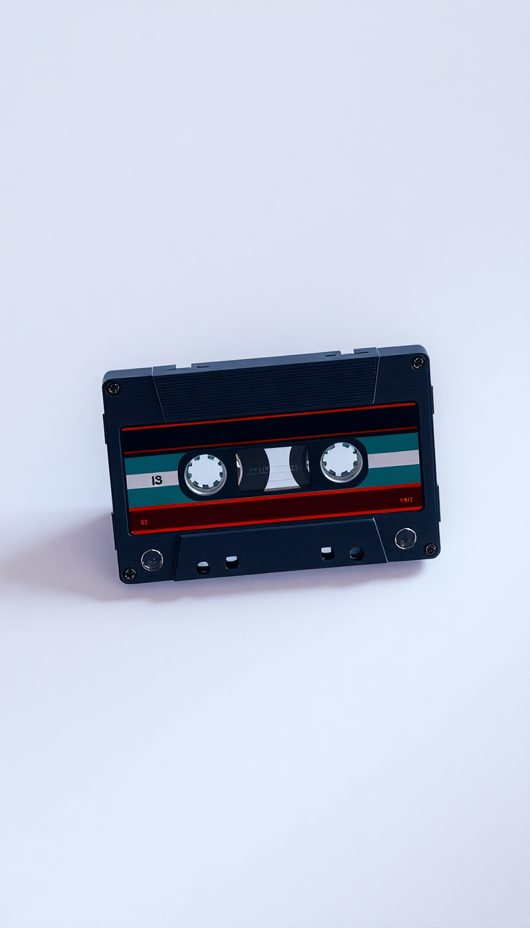 Cassette Tape Mixtape Retro Music Aesthetic Photorealistic Lite Wallpaper