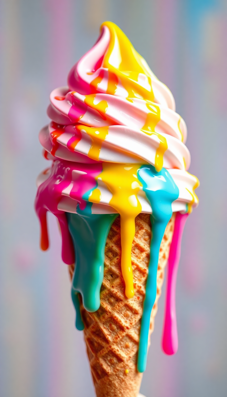 Ice Cream Cone Organic HD Wallpaper
