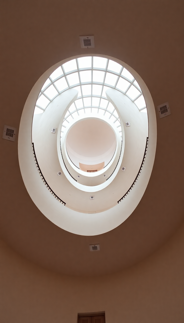 Spiral Staircase Looking Breathtaking HD Wallpaper