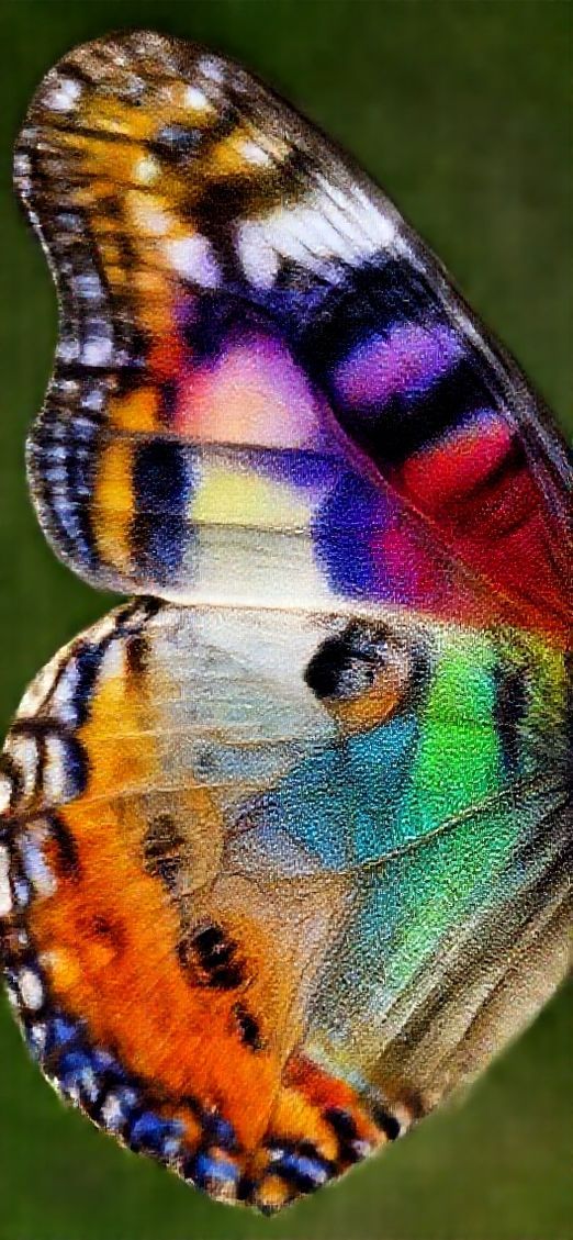 Nature Opulent Butterfly Wing Macro Wallpaper