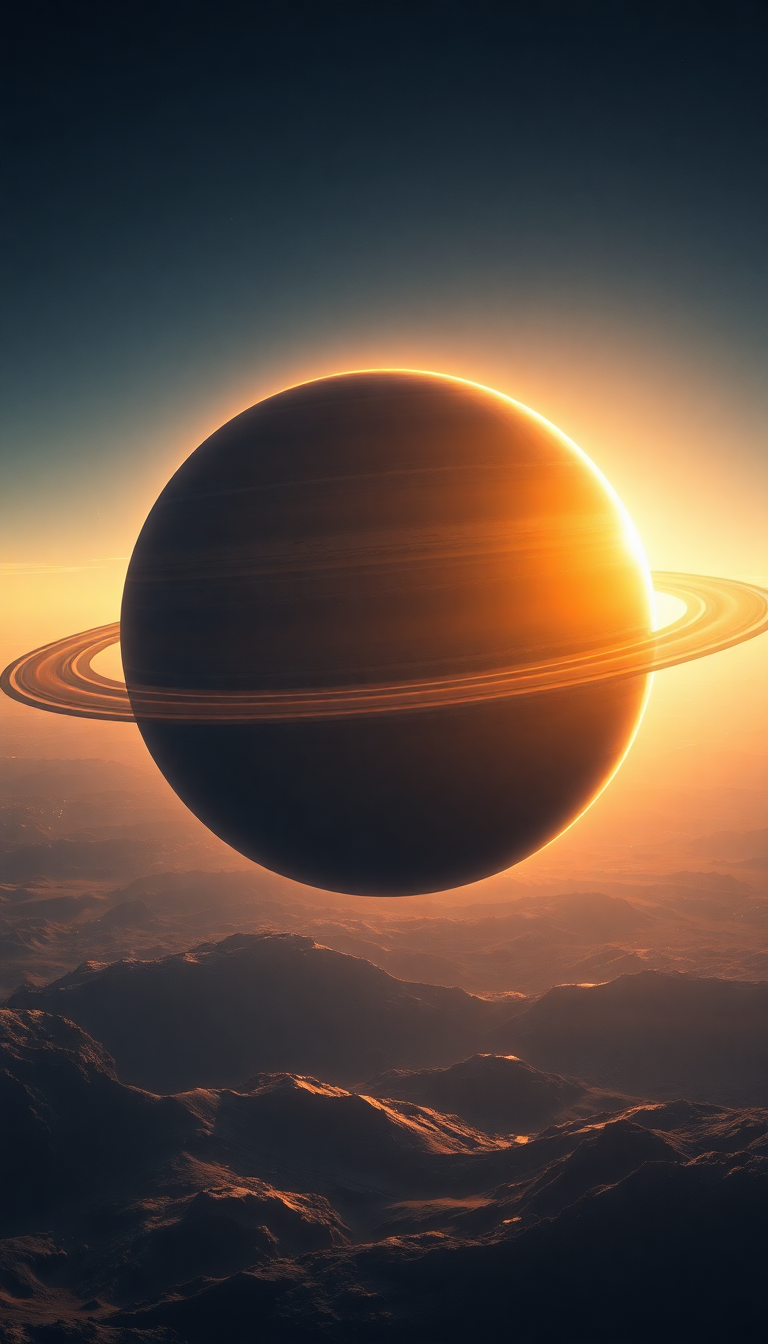 Rising Over Alien Ocean Space Edition Wallpaper