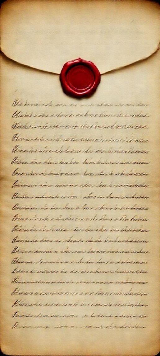 Molten Letter Wax Seal Vintage Aesthetic Wallpaper