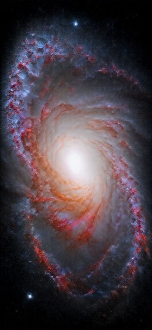 Space Nordic Colliding Galaxies Creating Wallpaper