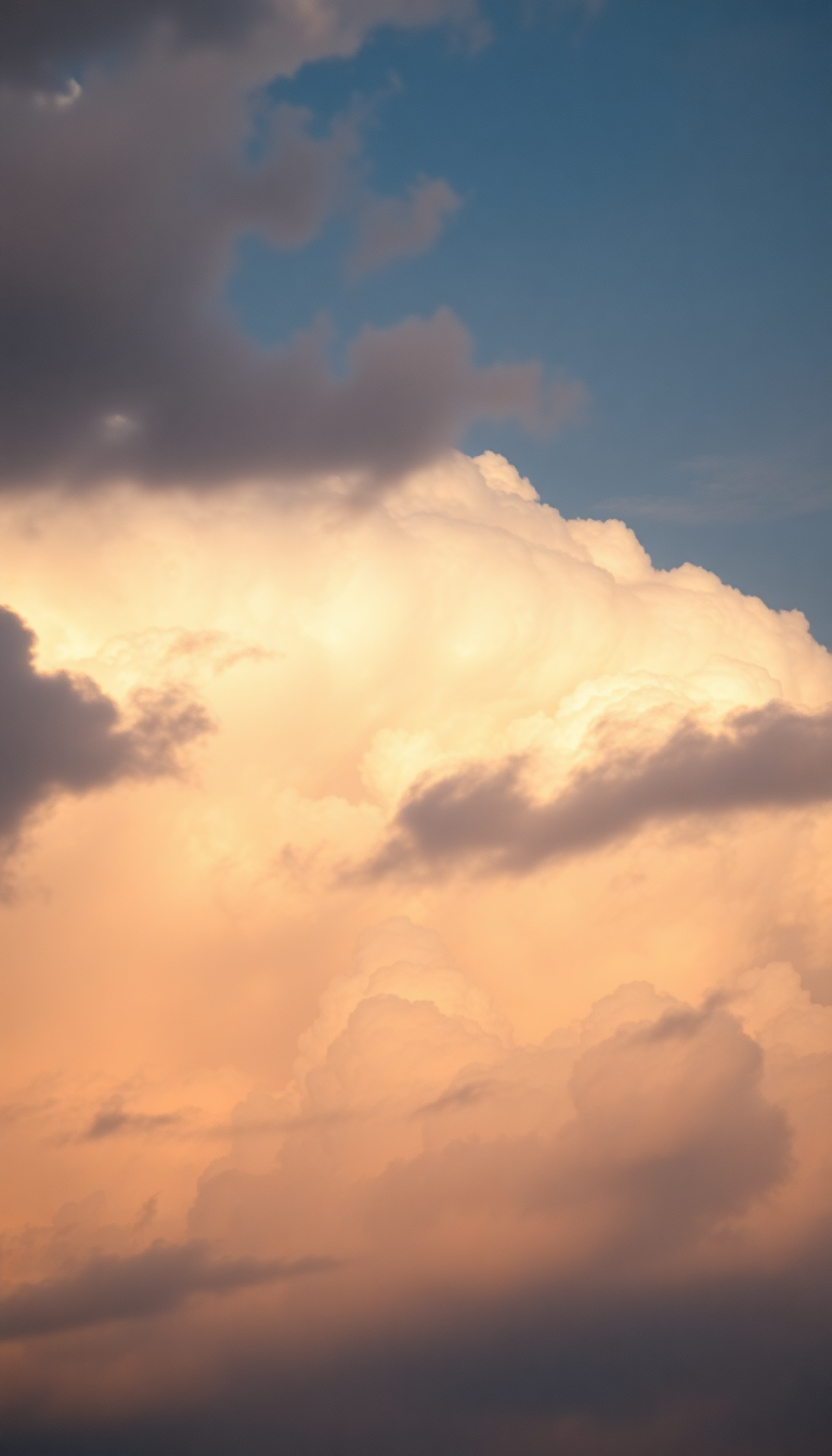 Mammatus Clouds Dramatic Bubble Sky Storm Photorealistic HD Wallpaper