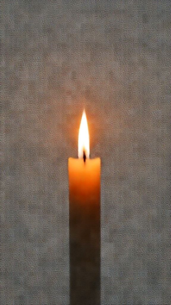 Single Candle Flame Majestic Standard Wallpaper