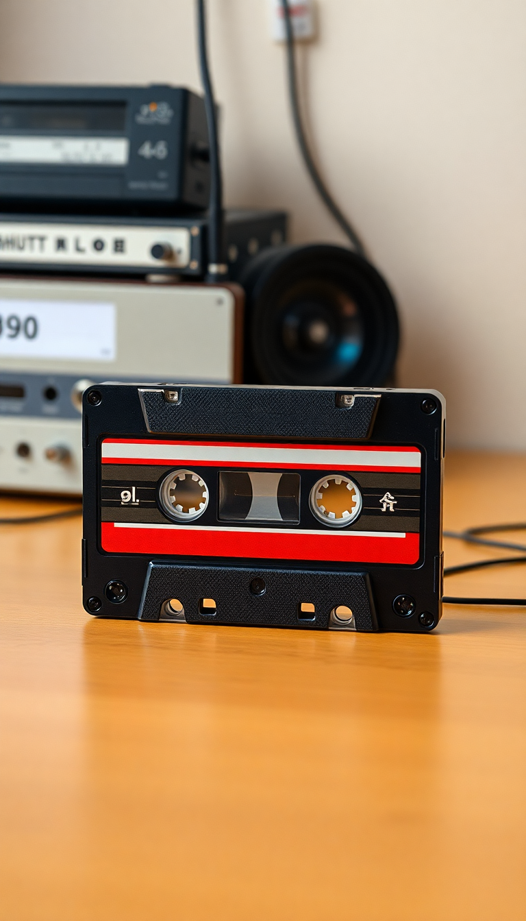 Arctic Mixtape Retro Music Aesthetic Wallpaper