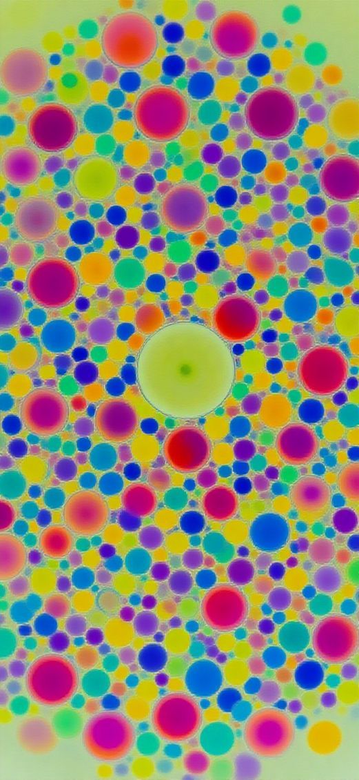 Abstract Crystal Oil And Water Wallpaper