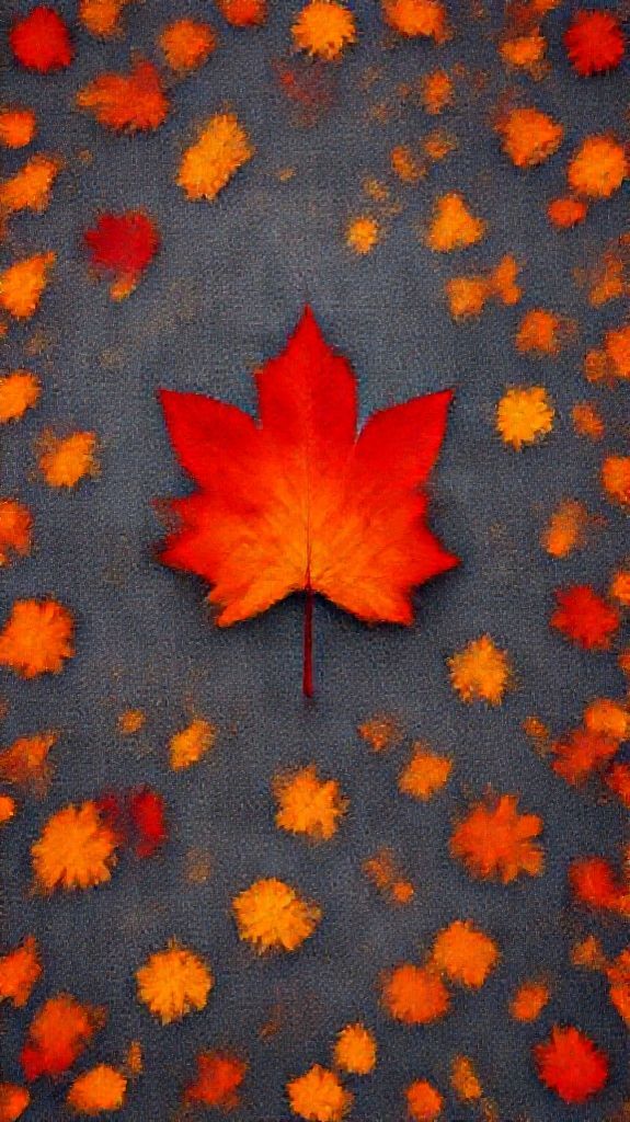 Autumn Leaves Falling Grand Standard Wallpaper