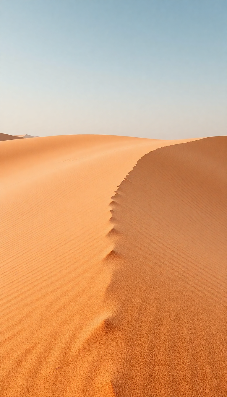 Photorealistic Crisp Dune Ripples Wind Wallpaper