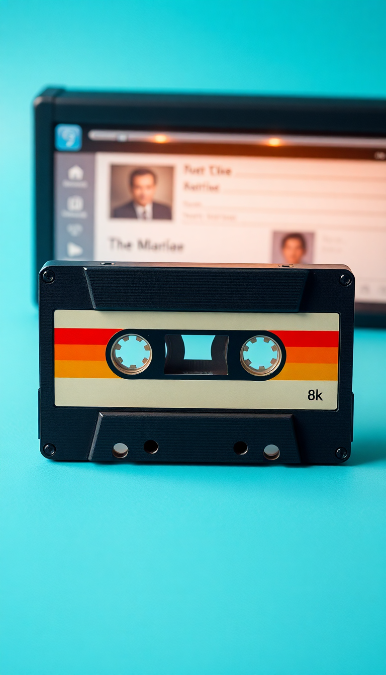 Exquisite Cassette Mixtape Music Photorealistic Wallpaper